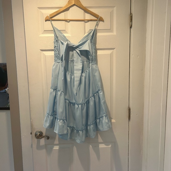 Baby Blue Summer Dress - Picture 4 of 5